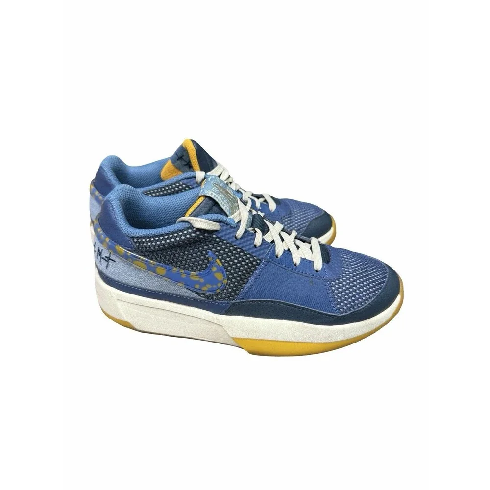 Nike Ja 1 SE GS Mystic Navy Boys Size 5.5 Y Athletic Basketball Shoes Sneakers